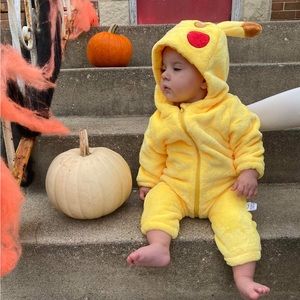 Pikachu Pokémon Halloween costume for a baby